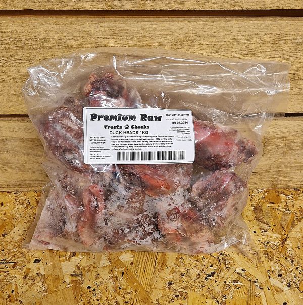 Premium Raw Duck Heads 1kg