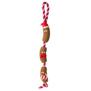 House of Paws Latex Christmas Sausages on a String